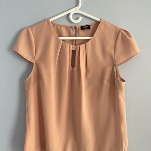 Oasis Blush Cap Sleeve Blouse